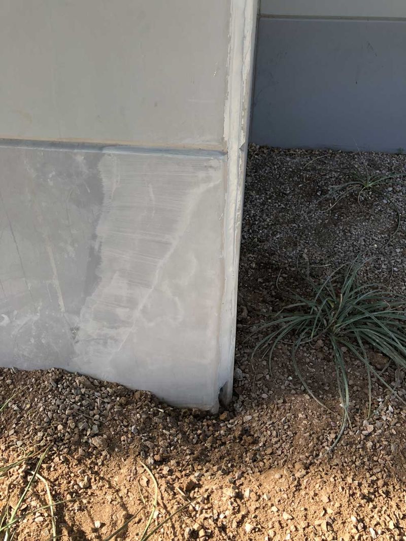 Tilt panel corner after concrete repair